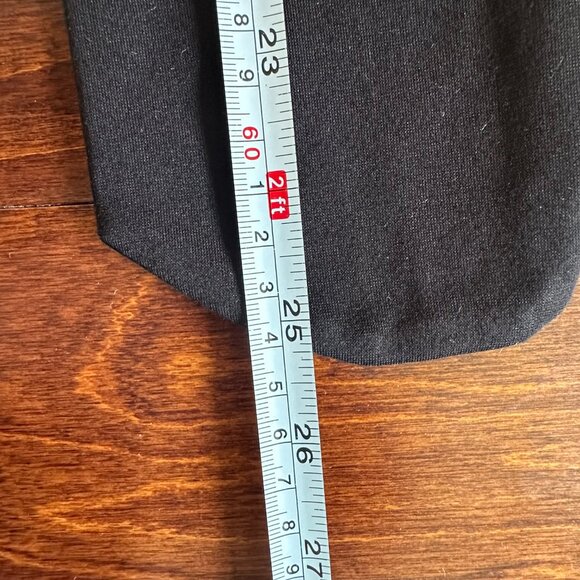 Maniere De Voir Vegan Leather Suspender Dress in Black - Picture 12 of 12